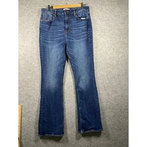 Vigoss Womens Bootcut Jeans Size 32 Medium Wash High Rise Denim Blue Flare